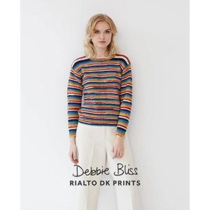 Debbie Bliss DB068 Striped Rib Sweater