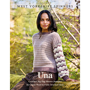 West Yorkshire Spinners Una Zig Zag Sleeve Jumper